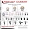 Service Caster 4'' Nylon Swivel 3/4'' Expanding Stem Caster with Brake SCC-EX20S414-NYS-TLB-34 - alternate 3